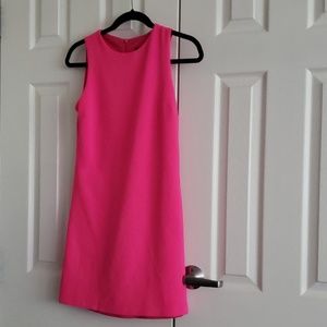 Aqua classic pink sheath fully lined dress XS
